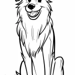 coloriage Chien pour enfant