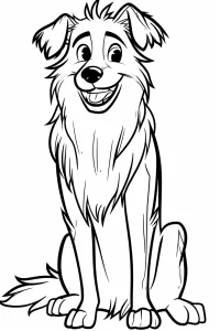 coloriage Chien pour enfant