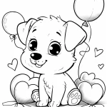 coloriage Chien gratuit a imprimer