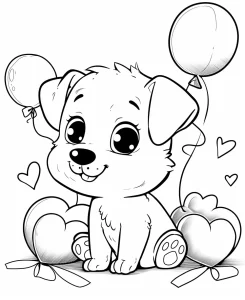 coloriage Chien gratuit a imprimer