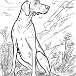 coloriage Chien pour enfant de 3 ans