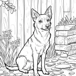 coloriage Chien et decoupage a imprimer gratuit