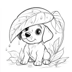 coloriage Chien pour enfant de 8 ans