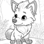 coloriage Chien gratuit à imprimer