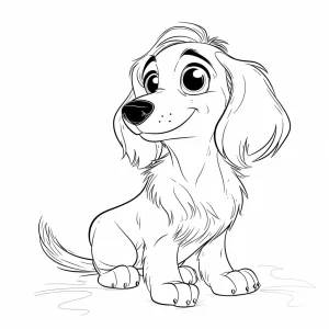 coloriage Chien pour enfant