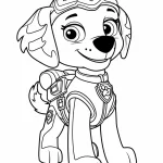 coloriage Chien à imprimer pour enfant de 9 ans