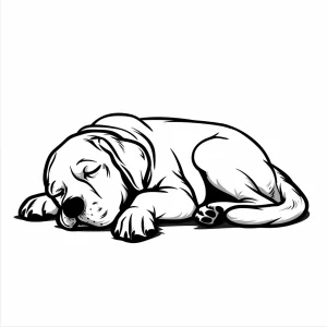 coloriage Chien pour enfants à télécharger