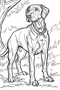 coloriage Chien et decoupage a imprimer gratuit