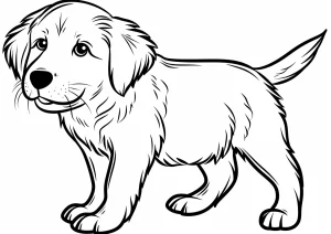 coloriage Chien à imprimer gratuit