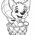 coloriage Chien pour bebe a imprimer