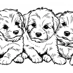 coloriage Chien gratuit à imprimer