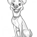 coloriage Chien à imprimer pdf gratuit