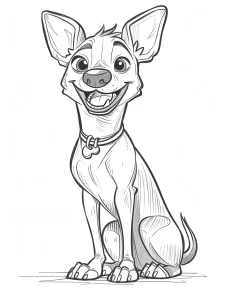 coloriage Chien à imprimer pdf gratuit