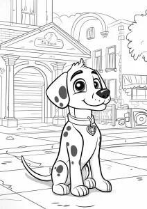 coloriage Chien pour enfants a imprimer gratuit