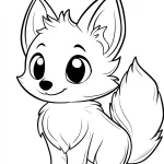 coloriage Chien Kawaii a dessiner en ligne