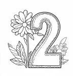 coloriage Chiffre pour enfant de 7 ans