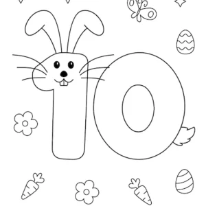 imprimer coloriage Chiffre