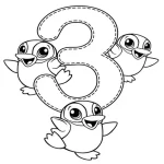 coloriage Chiffre à imprimer pour enfant de 7 ans