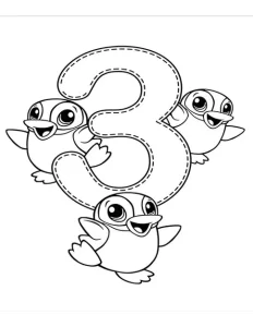 coloriage Chiffre à imprimer pour enfant de 7 ans
