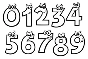 coloriage Chiffre pour enfants