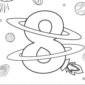 coloriage Chiffre à imprimer pdf gratuit