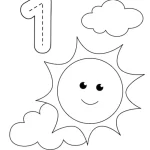 coloriage Chiffre pour enfants à télécharger