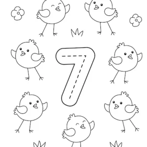 coloriage Chiffre gratuit en ligne