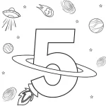 coloriage Chiffre à imprimer pdf gratuit
