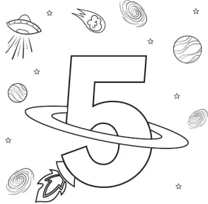 coloriage Chiffre à imprimer pdf gratuit