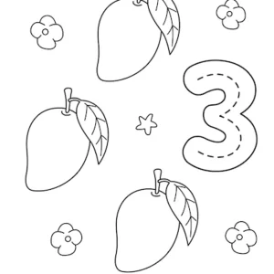coloriage Chiffre pour enfant de 7 ans