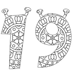 coloriage Chiffre pour enfant gratuit