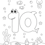 coloriage Chiffre de pour enfants