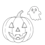 coloriage Citrouille à imprimer gratuitement