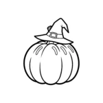 coloriage Citrouille pour enfant de 8 ans