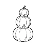 coloriage Citrouille pour bebe a imprimer