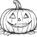 coloriage Citrouille à imprimer pour enfant de 10 ans
