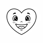 coloriage Coeur pour enfant gratuit