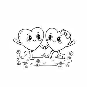 coloriage Coeur a dessiner et imprimer
