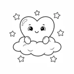 coloriage Coeur a dessiner et imprimer
