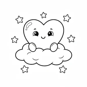 coloriage Coeur a dessiner et imprimer