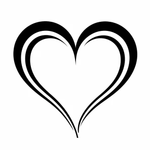 coloriage Coeur pour enfants à imprimer