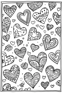coloriage Coeur gratuit