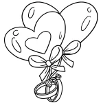 coloriage Coeur a imprimer pour enfant de 4 ans