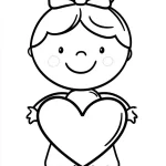 coloriage Coeur et dessins