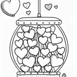 coloriage Coeur pour enfant de 5 ans