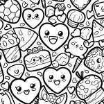 coloriage Coeur à imprimer pour enfant de 4 ans