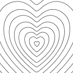 coloriage Coeur _1 a colorier en ligne gratuitement
