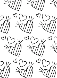 coloriage Coeur _1 a colorier en ligne