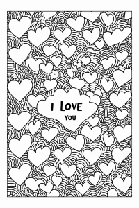 coloriage Coeur à imprimer pdf