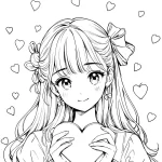 coloriage Coeur _1 pour enfant de 7 ans
